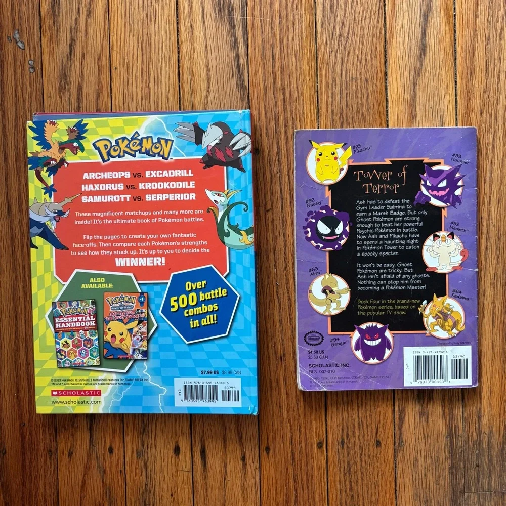 Pokémon Super Showdowns and Night in the Haunted Tower Book Set